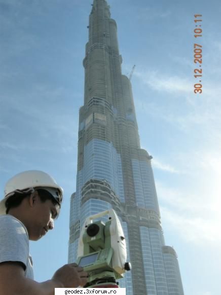 geodez burj dubai solutie geodezica - burj dubai